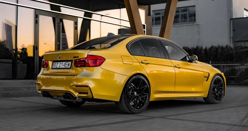 BMW M3 cena 189900 przebieg: 60000, rok produkcji 2016 z Rzeszów małe 106